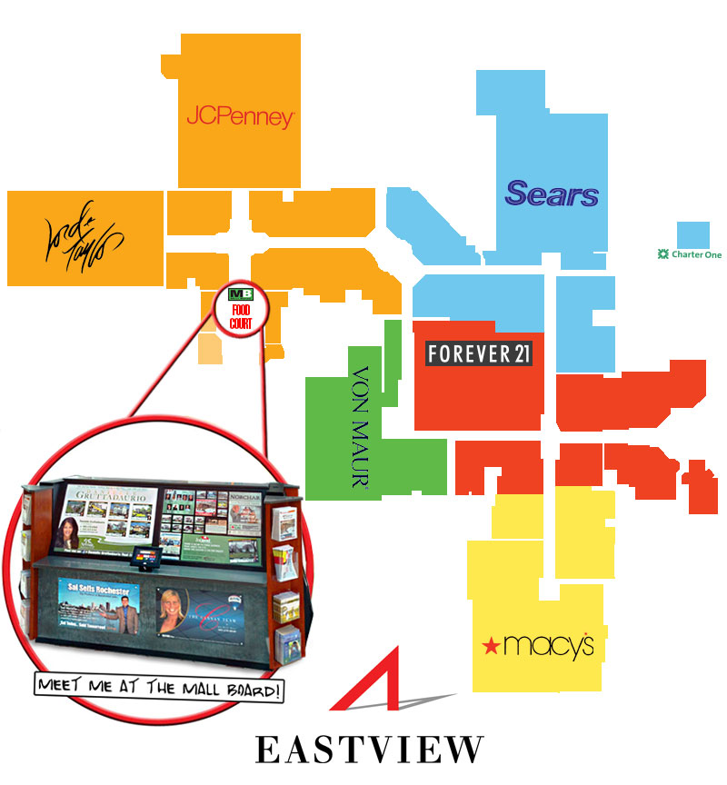 Mall Map  fingerlakesmall