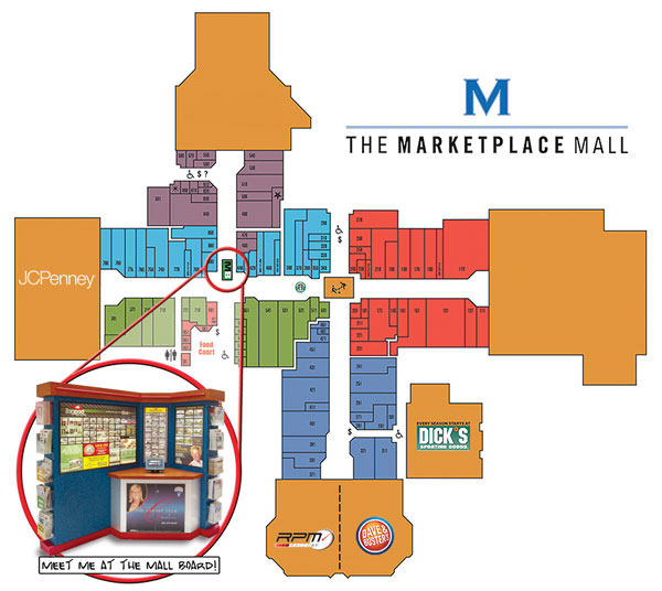 Mall Map  fingerlakesmall